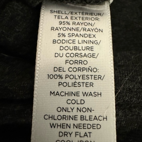 LOFT Dark Gray Blouson Maxi Dress Size Small - Picture 12 of 12